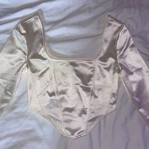 Gorgeous Silk Long-sleeve Top